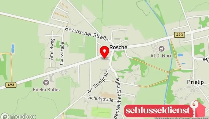 Karte von Reiner Krüger Metallwerkstatt in Rosche