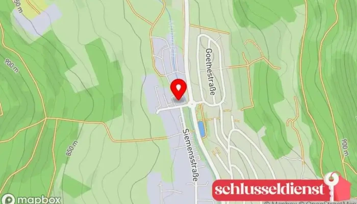 Karte von Reinhard Hebach GmbH Schleifdienst in Wehingen