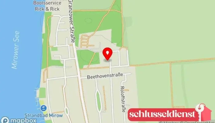 Karte von René Dreier Metallbau Metallbauunternehmen in Mirow