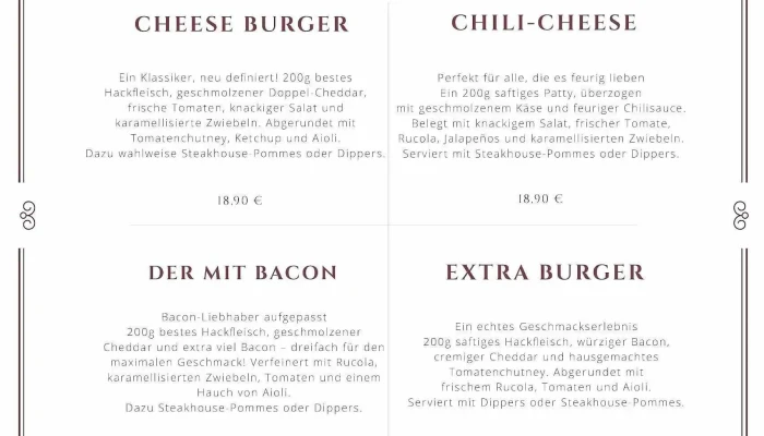 Restaurant Cafe Sielhof Extra Speisekarte - Neuharlingersiel