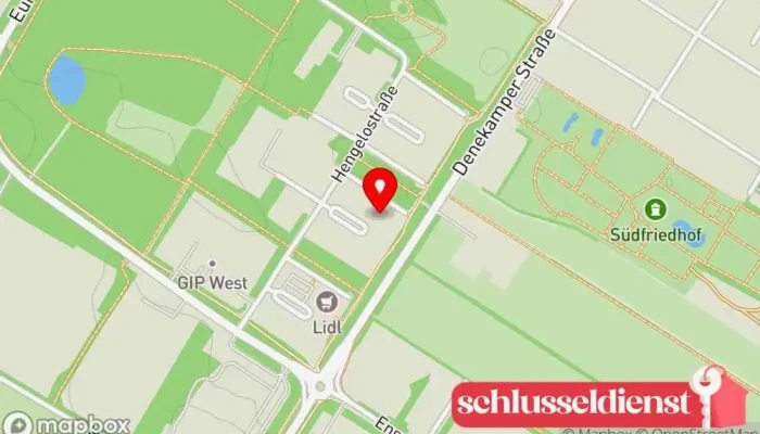 Karte von Robert Clemens Metallbau GmbH & Co. KG Metallbauunternehmen, Metallverarbeitungsunternehmen in Nordhorn