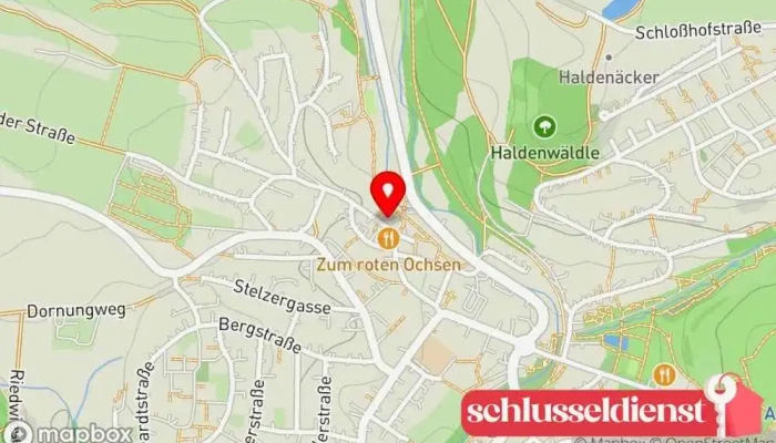 Karte von Rolf Schäffler Metallwerkstatt in Rechberghausen