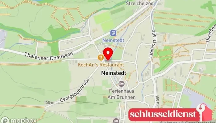 Karte von Rolf Schulenberg Metallbau, Schloß- u. Schlüsseldienst Metallbauunternehmen in Thale