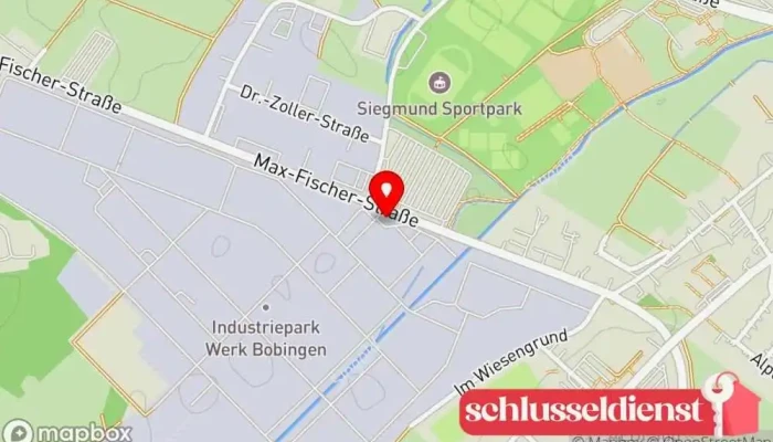 Karte von RS-Metallbearbeitung Metallbauunternehmen in Max-Fischer-Straße 11