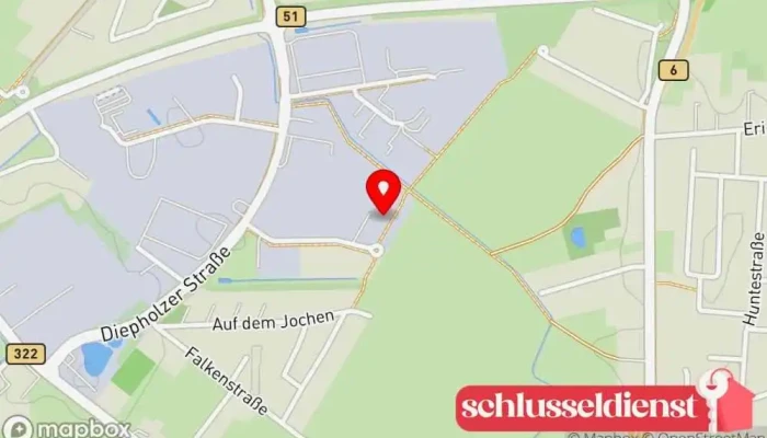 Karte von S & B Metallbau Bremen GmbH Metallbauunternehmen in Stuhr