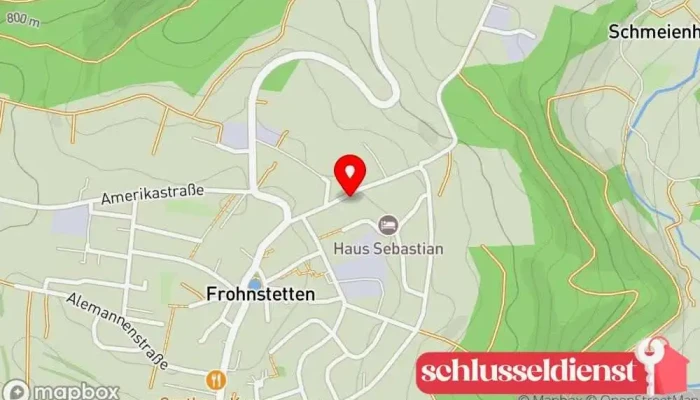 Karte von Sandor Homoki Schweißtechnik Metallbauunternehmen in Stetten am kalten Markt