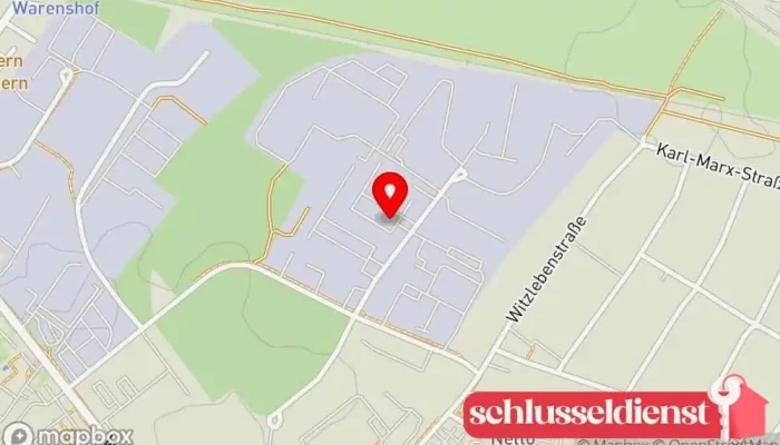 Karte von SBM Stahlbau Müritz GmbH Stahlbauunternehmen in Waren (Müritz)