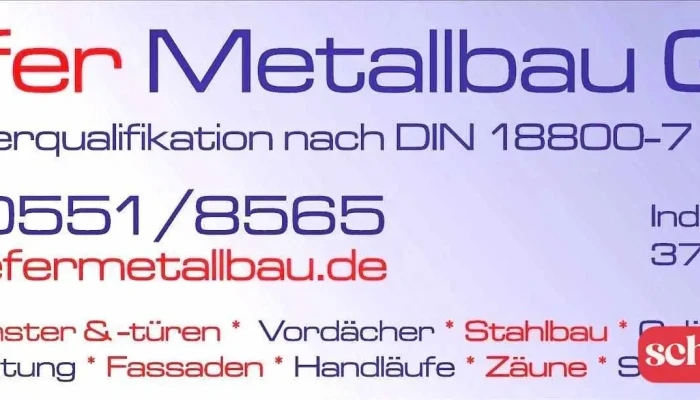 Schafer Metallbau Gmbh Vom Inhaber - Bovenden