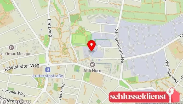 Karte von Schelhas Gmbh Metallwerkstatt in Hamburg