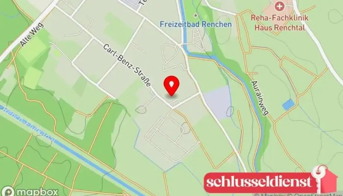 Karte von Schindler Metallbearbeitung GmbH Blechanbieter, Metallverarbeitungsunternehmen in Renchen