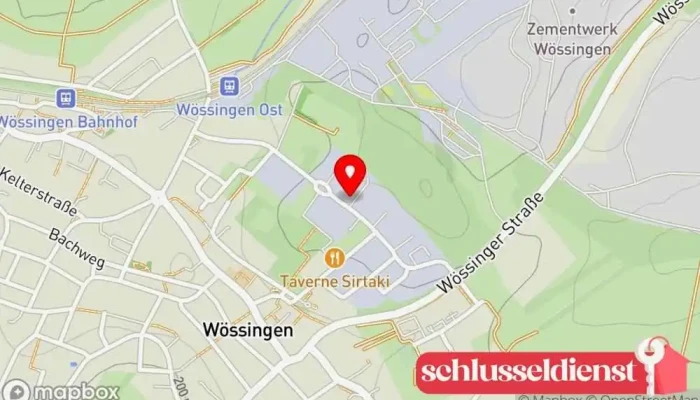 Karte von Schlor Präzisionsdrehteile Metallverarbeitungsunternehmen, Dreherei in Walzbachtal