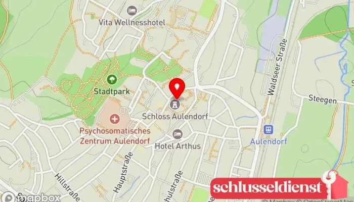 Karte von Schloss Aulendorf Schloss, Museum, Sehenswürdigkeit, Touristeninformation in Aulendorf