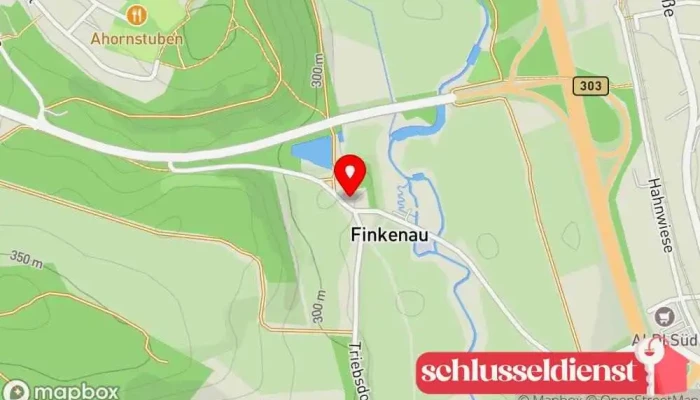 Karte von Schloss Finkenau Schloss in Deutschland