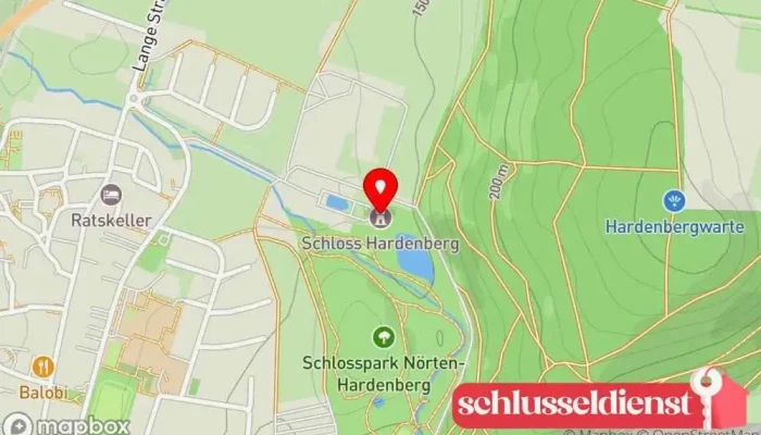 Karte von Schloss Hardenberg Schloss in Nörten-Hardenberg