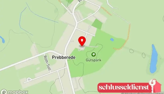Karte von Schloss Prebberede Schloss in Prebberede