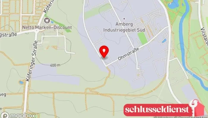 Karte von Schlosser Dachbau Gmbh Dachdecker in Amberg