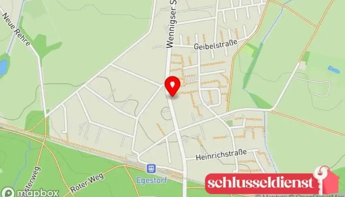Karte von Schlösser Immobilien & Baufinanzierung Immobilienmakler in Barsinghausen