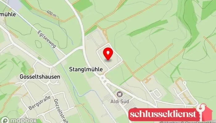 Karte von Schlosserei Eibel GmbH & Co. KG‎ Metallwerkstatt, Metallbauunternehmen in Wolnzach