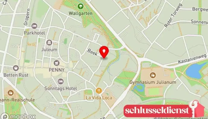 Karte von Schlosserei Franke Metallwerkstatt in Helmstedt