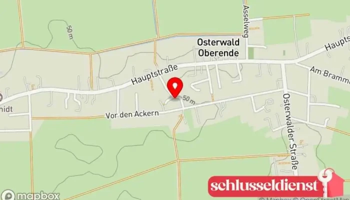 Karte von Schlosserei Gerhard Ost Inh. Heinz Tegtmeier e.K. Metallwerkstatt, Metallbauunternehmen in Garbsen