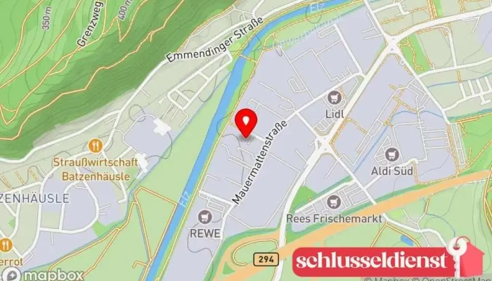 Karte von Schlosserei Lemminger GmbH & Co. KG Metallbauunternehmen in Waldkirch