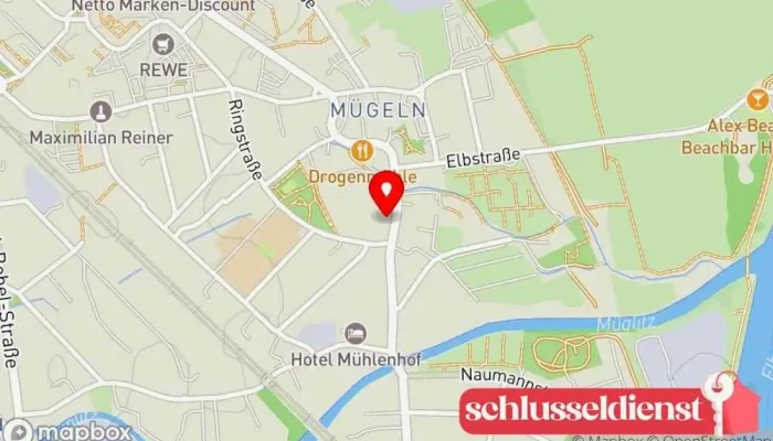 Karte von Schlosserei Lutz Näke Metallwerkstatt, Metallbauunternehmen in Heidenau