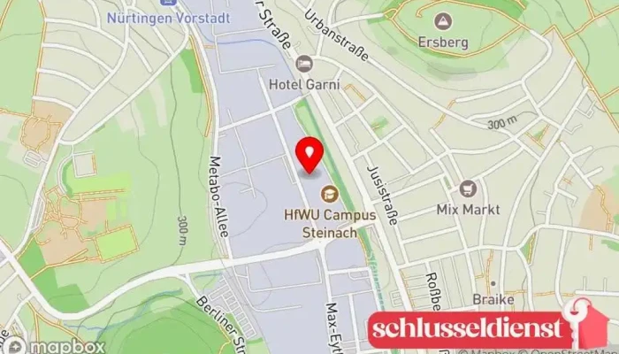 Karte von Schlosserei Matthias Balz Metallwerkstatt in Nürtingen
