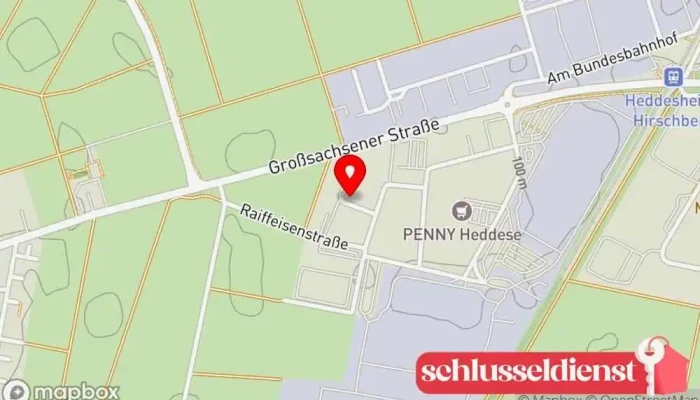 Karte von Schlosserei-Metallbau Gilbert GmbH Metallbauunternehmen, Metallwerkstatt in Heddesheim