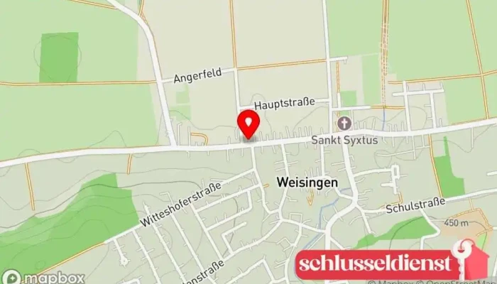 Karte von Schlosserei & Metallbau Schuhmair Metallbauunternehmen, Metallwerkstatt in Holzheim