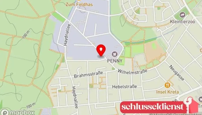 Karte von Schlosserei & Montageservice Jürgen Dörfer Metallbauunternehmen, Metallverarbeitungsunternehmen, Metallwerkstatt, Blechanbieter in Reilingen