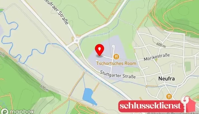 Karte von Schlosserei Pakulat Metallwerkstatt in Rottweil