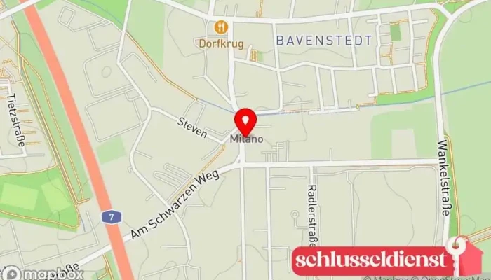 Karte von Schlosserei Schuh Metallbauunternehmen, Metallverarbeitungsunternehmen in Hildesheim