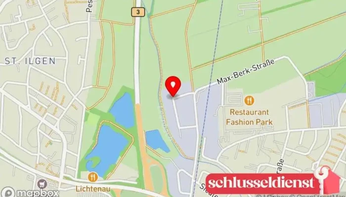 Karte von Schlosserei Schweickert Metallverarbeitungsunternehmen, Metallwerkstatt in Nußloch