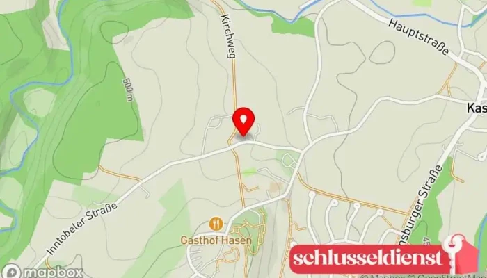 Karte von Schlosserei Sorg  in Berg