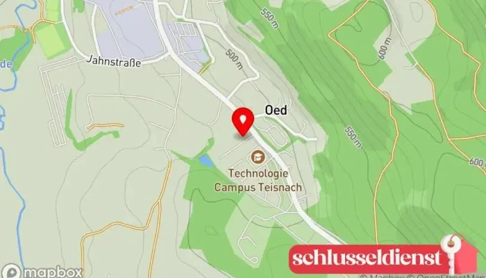Karte von Schlosserei Spenglerei Martin Kraus GmbH Metallverarbeitungsunternehmen in Teisnach