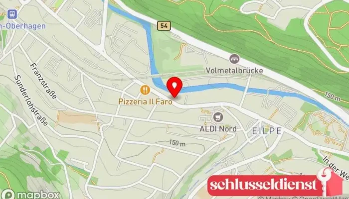 Karte von Schlosserei und Metallbau Iwanetzki Metallbauunternehmen in Hagen