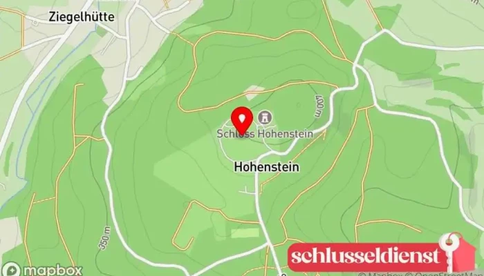 Karte von Schlosspark Schloss Hohenstein Park in Ahorn