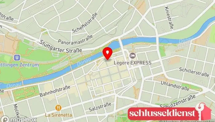 Karte von Schlüssel Bar, Café in Tuttlingen