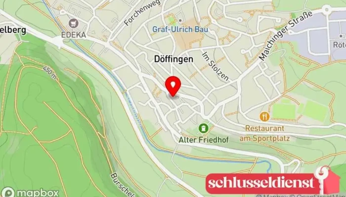 Karte von Schlüsselbauer Sicherheitstechnik Schlüsselduplikationsdienst in Grafenau