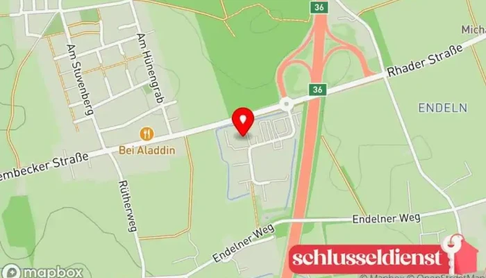 Karte von SCHLÜTER METALL GMBH - Dorsten Metallbauunternehmen in Dorsten