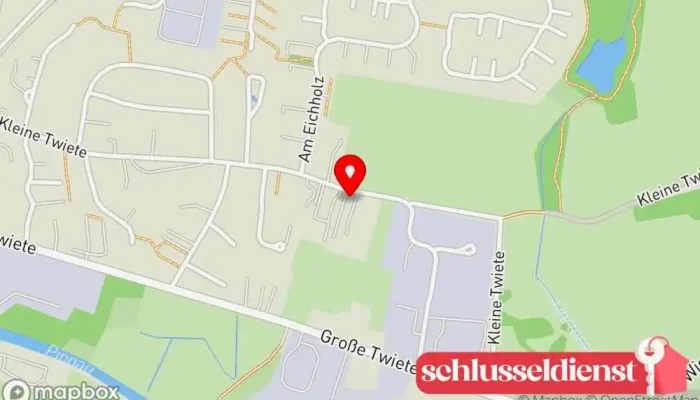 Karte von Schlüter Metallbau GmbH Metallbauunternehmen, Metallverarbeitungsunternehmen, Schildergeschäft in Uetersen