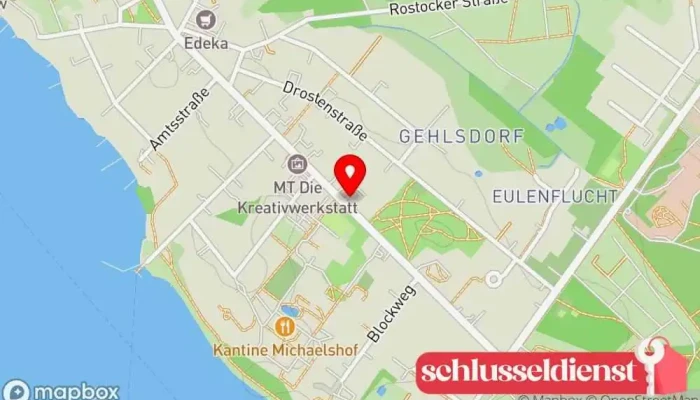 Karte von Schönfeldt-Metallbau GmbH Metallbauunternehmen in Rostock