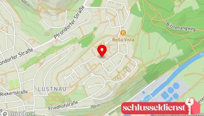 Karte von Schramm Adolf Metallbau GmbH Metallbauunternehmen in Tübingen