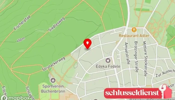 Karte von Schuler Metalltechnik GmbH Hersteller in Pforzheim