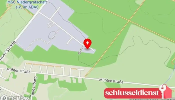 Karte von Schüürmann GmbH Tischlerei Möbeltischler, Auftragnehmer für den Innenausbau in Itterbeck