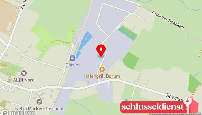 Karte von Schwedhelm & Sohn GmbH Metallbauunternehmen, Dachdecker in Wurster Nordseeküste