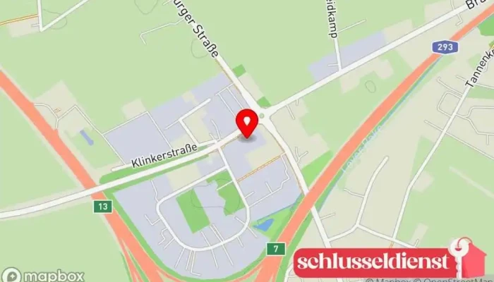 Karte von Schweers Metallbau Bauunternehmen in Rastede