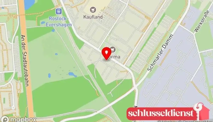 Karte von Schweiß- u Montageservice Gebert Generalunternehmer in Rostock