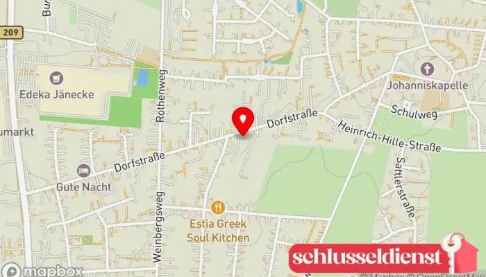 Karte von Soetebeer Metallbau GmbH Metallbauunternehmen in Adendorf