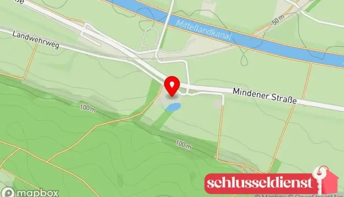Karte von Solf Tischlermeister GmbH Möbeltischler, Bestatter, Handwerk, Bautischlerei, Fensteranbieter in Bohmte